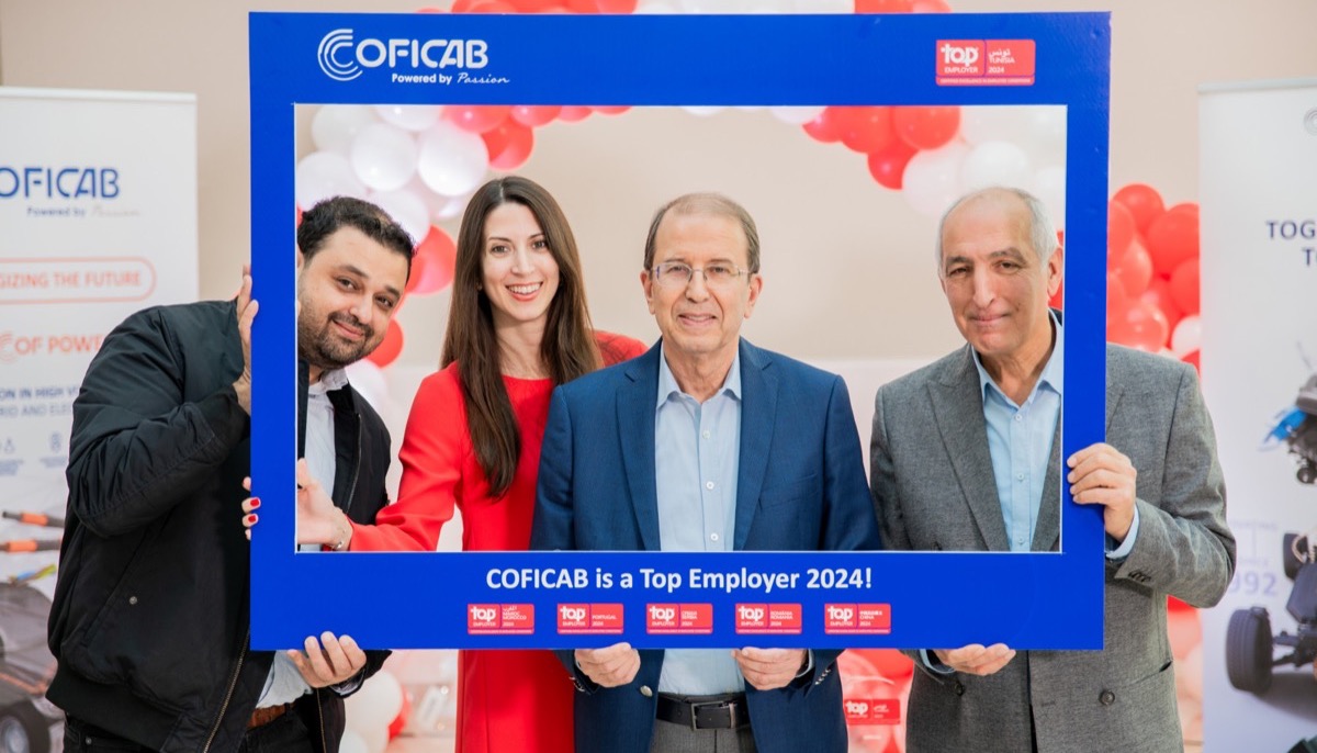 Team celebrating the Top Employer certification