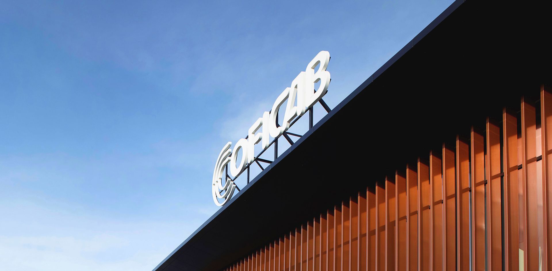 COFICAB facade with the COFICAB sign