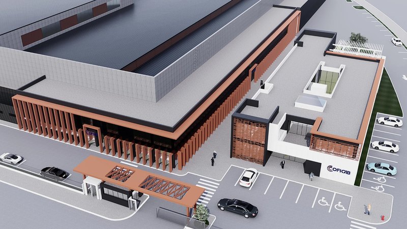 Rendering of the new COFICAB plant at Tanger Med